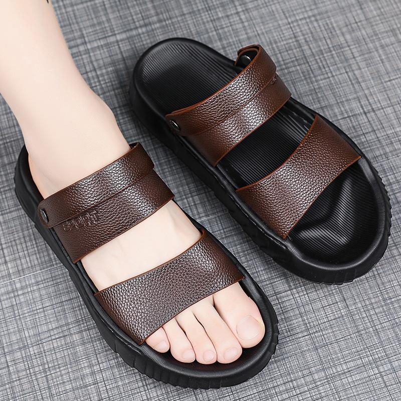 Кожаные сандалии мужские летние нескользящие сандалии с мягкой подошвой для папы, для вождения, для спорта и отдыха, для пляжа 39 коричневый
Кожаные сандалии мужские летние нескользящие сандалии с мягкой подошвой для папы, для вождения, для спорта и отдыха, для пляжа 39 коричневый