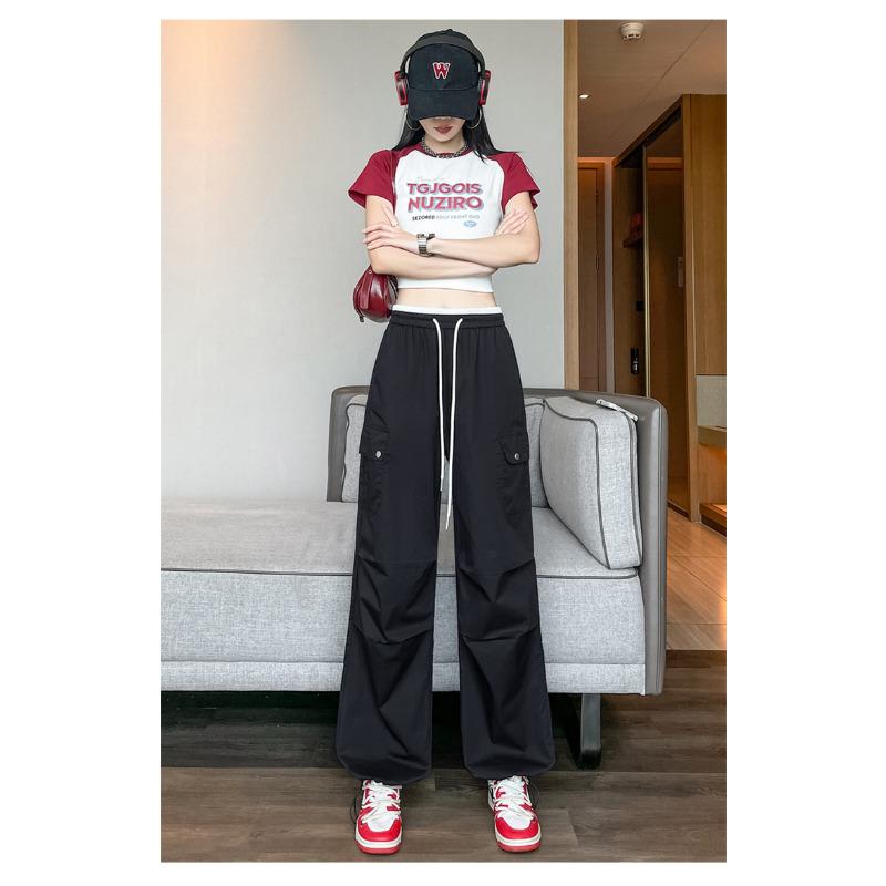 Летние новые быстросохнущие завязанные ноги широкие штаны два вида носки высокая талия сращивание повседневные свободные спортивные штаны 2XL
Летние новые быстросохнущие завязанные ноги широкие штаны два вида носки высокая талия сращивание повседневные свободные спортивные штаны 2XL