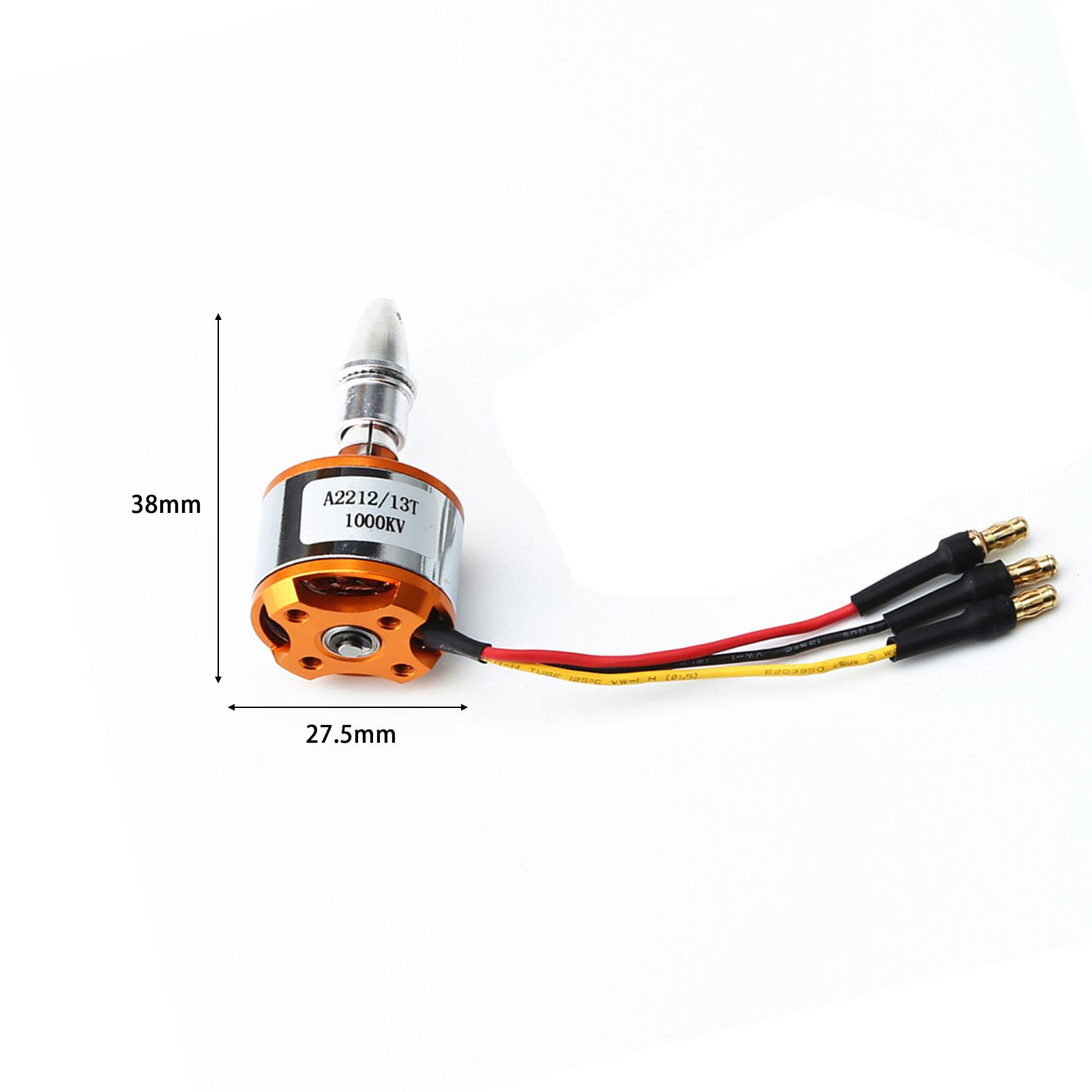 2212 2200KV Brushless Motor 30A ESC With T Plug 3.5mm Banana Connectors for RC Plane Helicopter
2212 2200KV Brushless Motor 30A ESC With T Plug 3.5mm Banana Connectors for RC Plane Helicopter