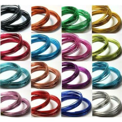 Алюминиевая проволока для ювелирных изделий 0,8 мм, 1 мм, 1,5 мм, 2 мм, 5 метров в рулоне