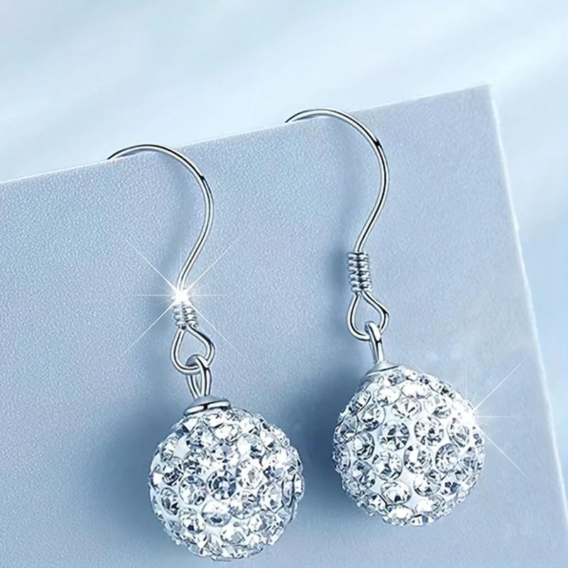Huitan Sparkling Cubic Zirconia Ball Dangle Earrings for Women Copper Plated Modern Fashion Female Daily Zircon Drop Shipping
Huitan Sparkling Cubic Zirconia Ball Dangle Earrings for Women Copper Plated Modern Fashion Female Daily Zircon Drop Shipping