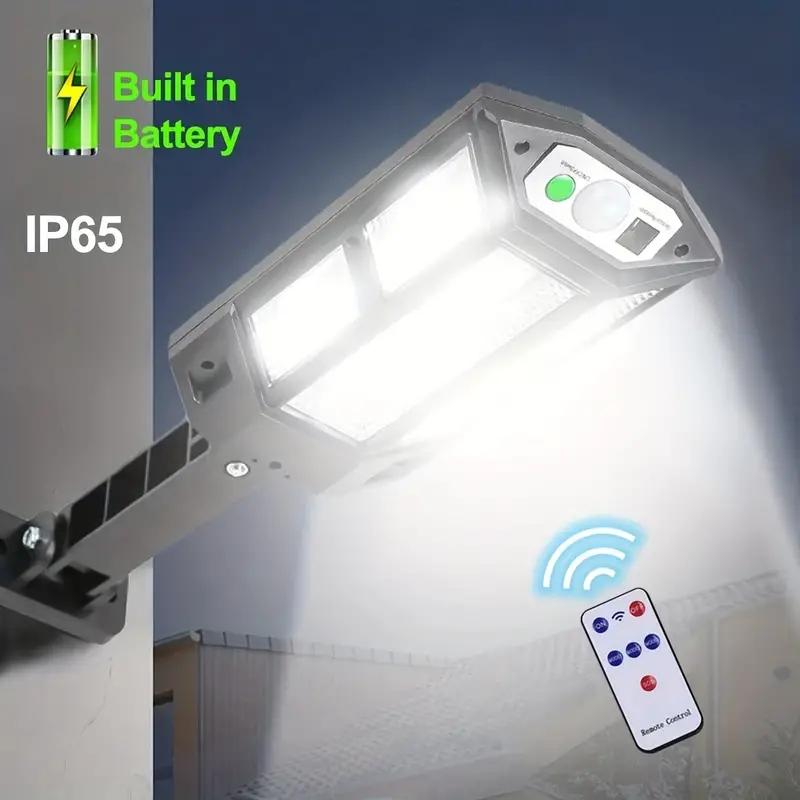 6500K LED Super Bright Solar Wall Light IP65 Waterproof 3 Mode Light With Motion Sensor and Remote Control Outdoor Garden Lamp
6500K LED Super Bright Solar Wall Light IP65 Waterproof 3 Mode Light With Motion Sensor and Remote Control Outdoor Garden Lamp