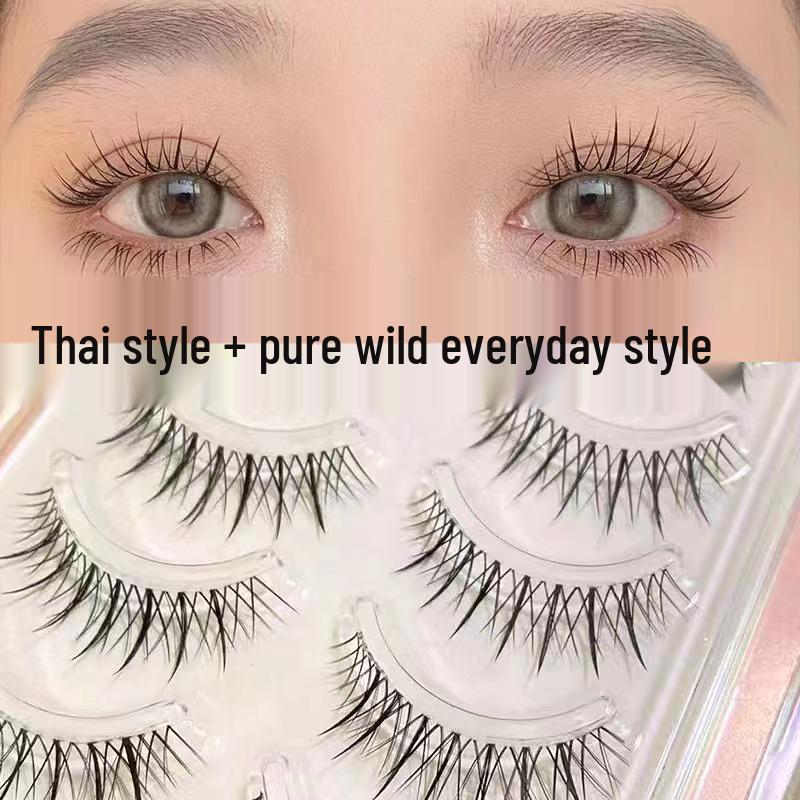 Mengjie Shangpin Thai-Style Natural False Eyelashes - Airy, Transparent Stem, Little Devil Design
Mengjie Shangpin Thai-Style Natural False Eyelashes - Airy, Transparent Stem, Little Devil Design