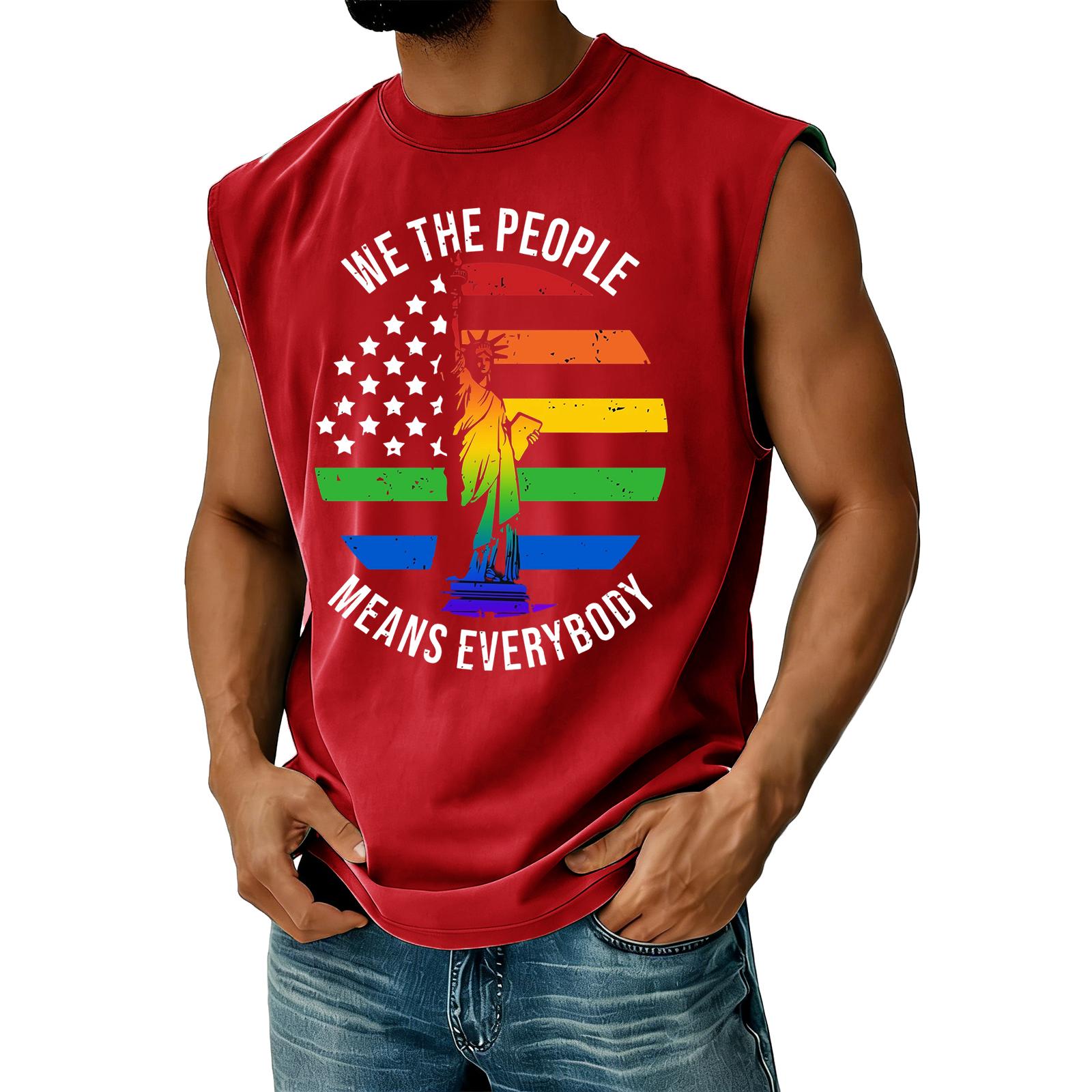 Men s Casual Sleeveless Tank Top Crew Neck Lightweight Fabric Printed Design Comfortable Fit Summer Wear XXXXXL червоний
Men s Casual Sleeveless Tank Top Crew Neck Lightweight Fabric Printed Design Comfortable Fit Summer Wear XXXXXL червоний