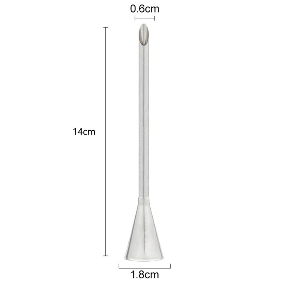 Baking Tool Cake Decorating Tips Stainless Steel Cream Icing Nozzle Cookie Cream 14 x 1.8x 0.6cm
Baking Tool Cake Decorating Tips Stainless Steel Cream Icing Nozzle Cookie Cream 14 x 1.8x 0.6cm