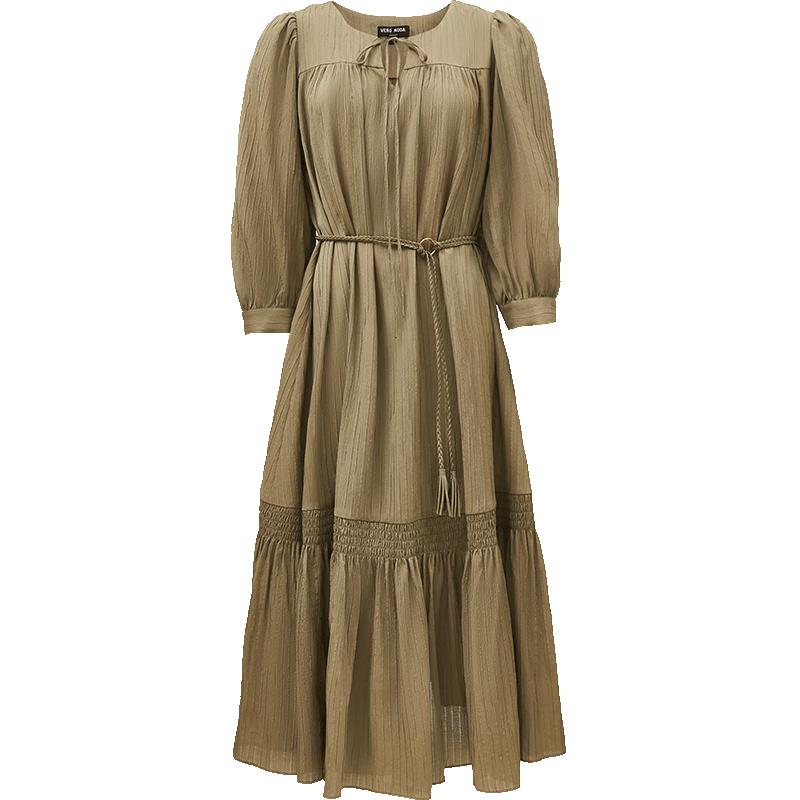 VEROMODA Women s Textured Round Neck A-Line Midi Dress S
VEROMODA Women s Textured Round Neck A-Line Midi Dress S