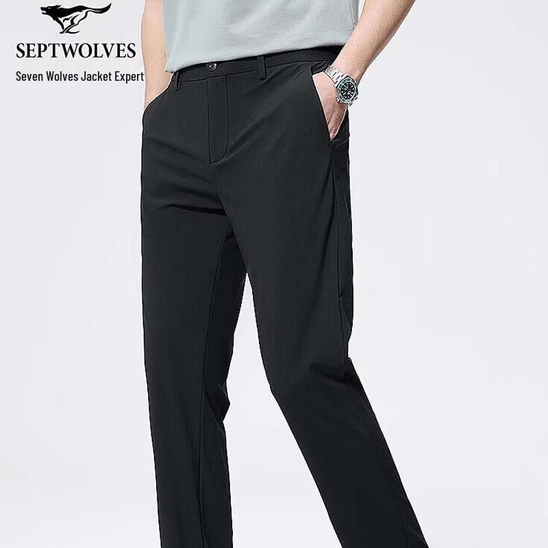Septwolves Men s Business Casual Ice Silk Trousers 34A
Septwolves Men s Business Casual Ice Silk Trousers 34A