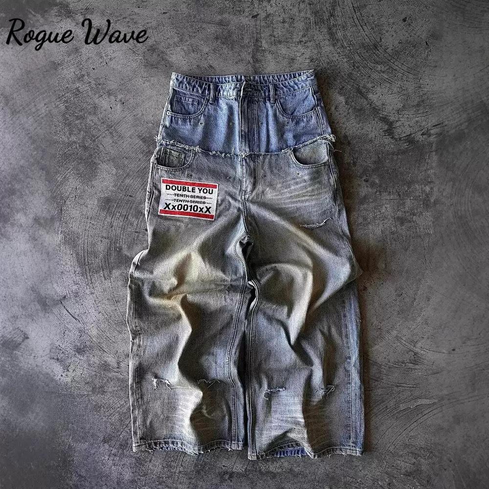 RogueWave Street Hip Hop Letter-print Jeans Men Y2k Goth Punk Harajuku Ripped Wide Leg Pants Retro Loose Straight Leg Double Waisted Pants XXL
RogueWave Street Hip Hop Letter-print Jeans Men Y2k Goth Punk Harajuku Ripped Wide Leg Pants Retro Loose Straight Leg Double Waisted Pants XXL