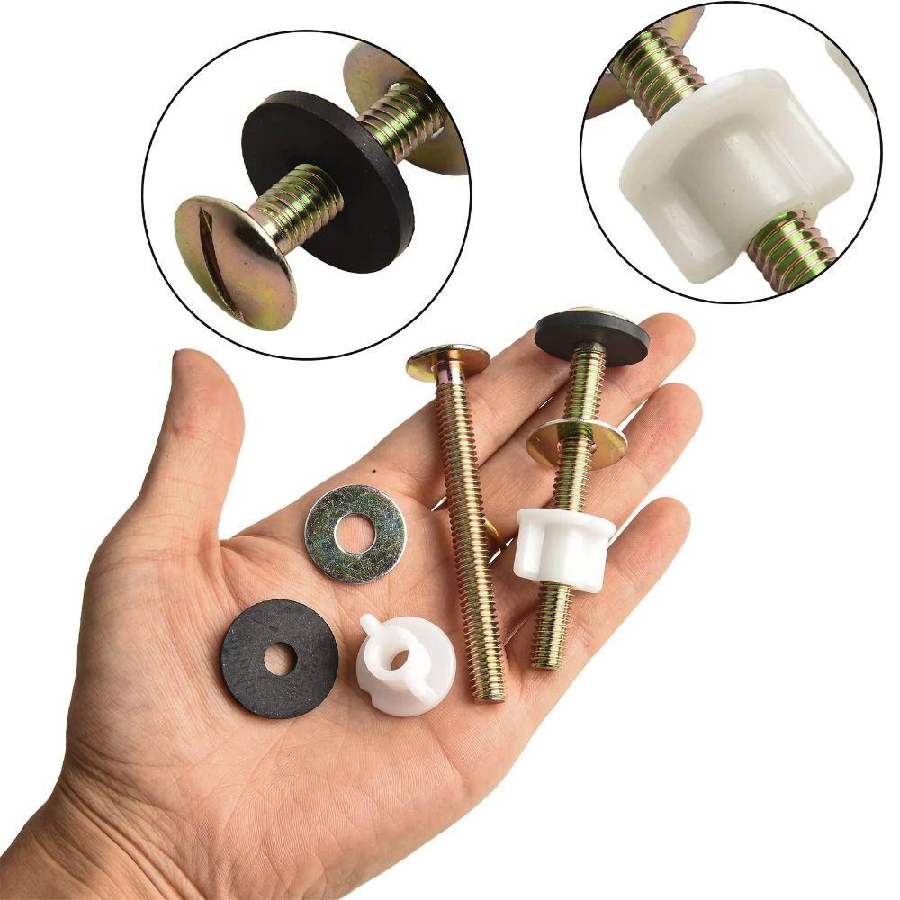 4Pcs Creative Toilet Seat Bolt Screws Professional Rubber Bolt Screw Toilet Bolts Daily Use
4Pcs Creative Toilet Seat Bolt Screws Professional Rubber Bolt Screw Toilet Bolts Daily Use