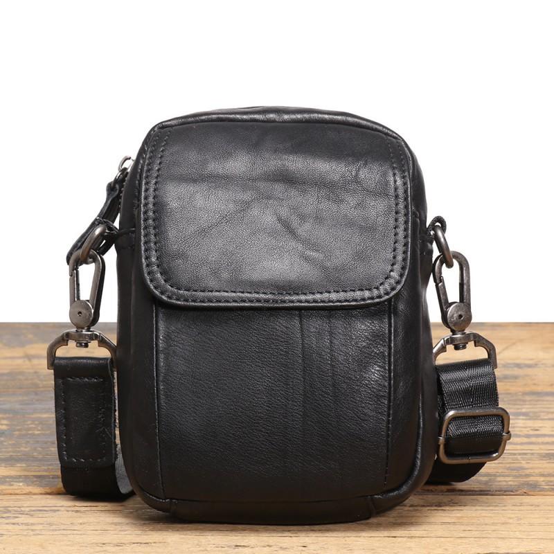 Genuine Leather Crossbody Bag Business Casual Shoulder Top Layer Cowhide Simple Versatile Men s Waist Mobile Phone чорний
Genuine Leather Crossbody Bag Business Casual Shoulder Top Layer Cowhide Simple Versatile Men s Waist Mobile Phone чорний