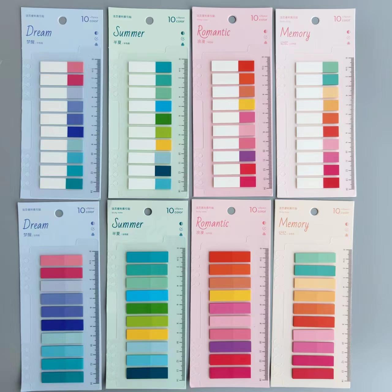 1600 Sheets Colorful PET Waterproof Sticky Notes Bright Index Memo Pad Loose Leaf Student Office Stationery for Taking Notes
1600 Sheets Colorful PET Waterproof Sticky Notes Bright Index Memo Pad Loose Leaf Student Office Stationery for Taking Notes