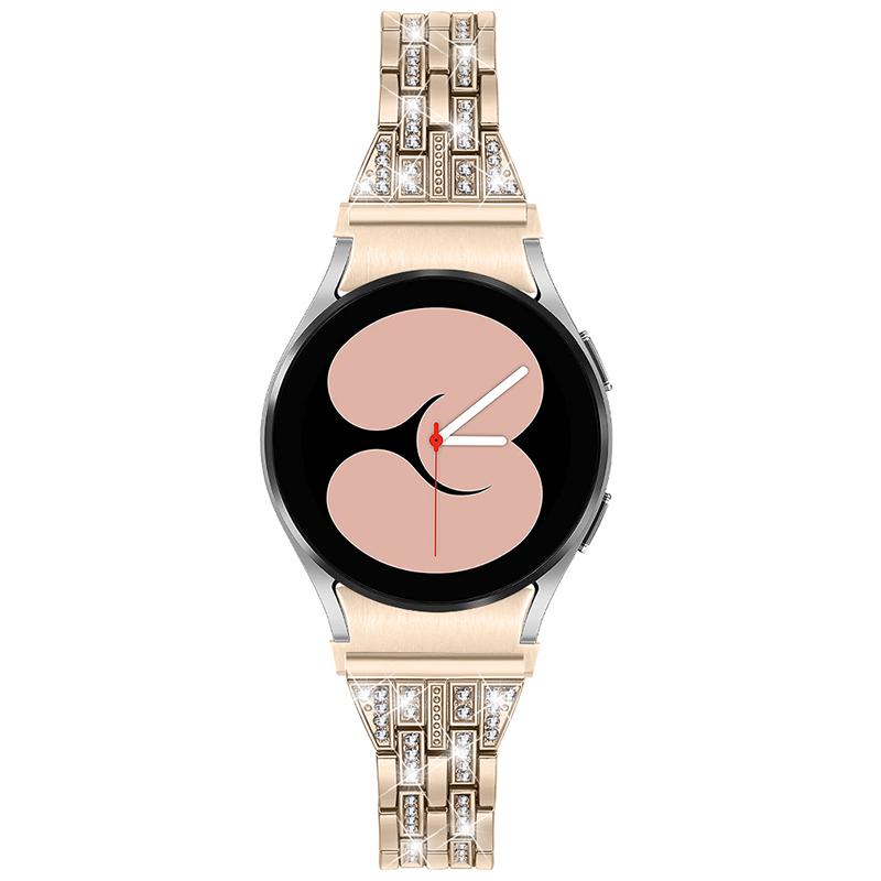 For Samsung Galaxy Watch4 Active 40mm/44mm/Watch4 Classic 42mm/46mm Bracelet Metal Watch Band 5 Beads 2 Rows Bling Rhinestone Replacement Strap Rose Gold/Silver
For Samsung Galaxy Watch4 Active 40mm/44mm/Watch4 Classic 42mm/46mm Bracelet Metal Watch Band 5 Beads 2 Rows Bling Rhinestone Replacement Strap Rose Gold/Silver