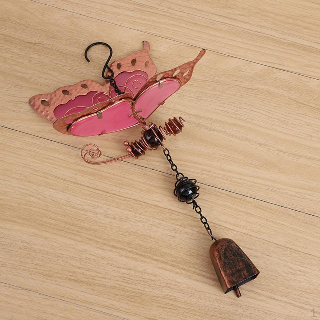 Butterfly Wind Chimes for Home and Garden Pink Bells
Butterfly Wind Chimes for Home and Garden Pink Bells