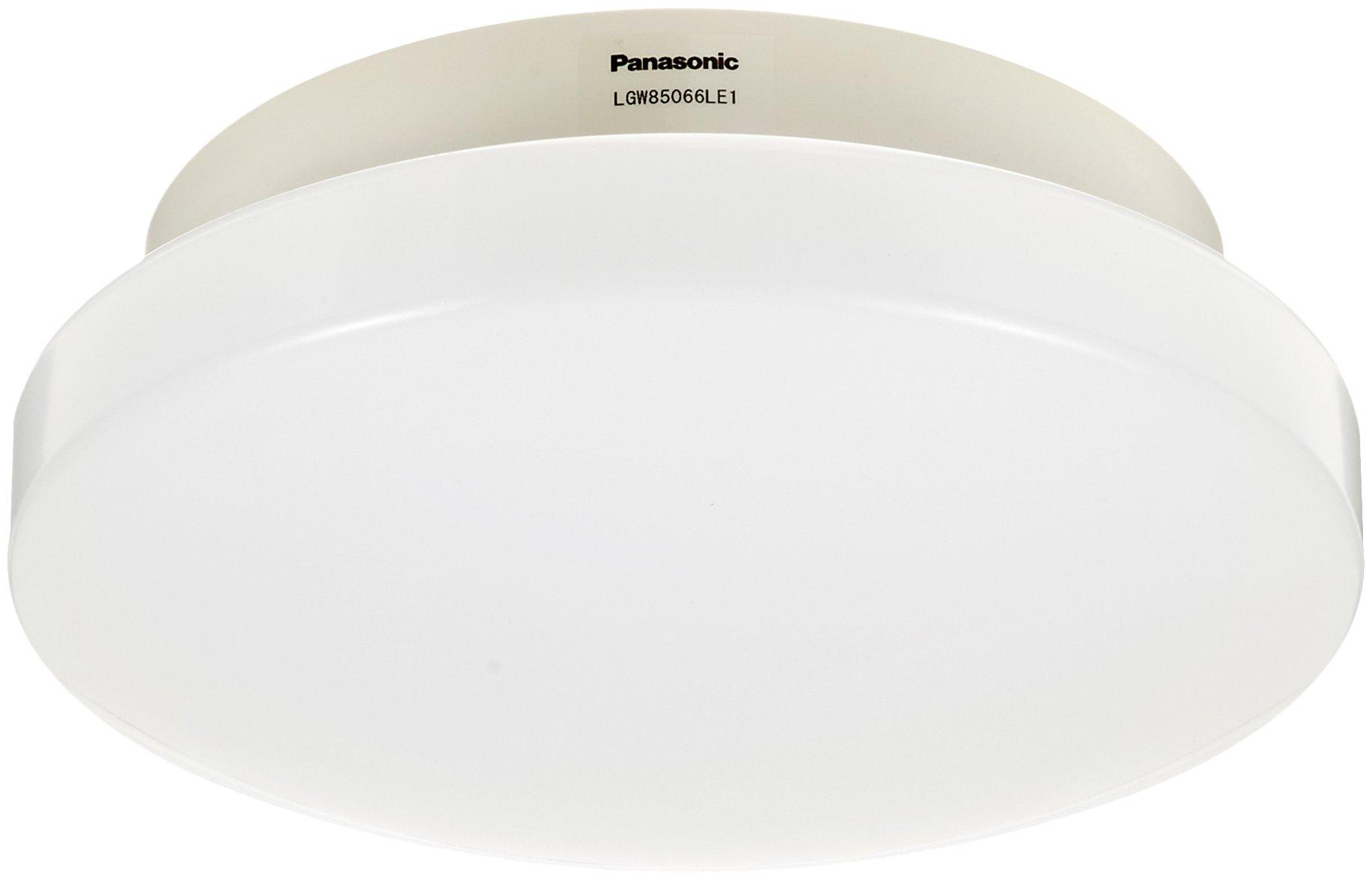 Panasonic LED Ceiling Light, Bathroom Light, Moisture and Rainproof, Wall Mountable, Daylight White LGW85066LE1
Panasonic LED Ceiling Light, Bathroom Light, Moisture and Rainproof, Wall Mountable, Daylight White LGW85066LE1