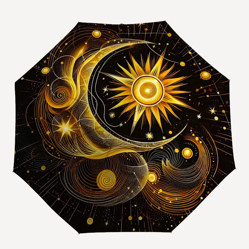 1pc Celestial Yin-Yang Auto-Fold Umbrella with One-Touch Open/Close - 8 Reinforced Ribs for Windproof Stability, yy251118197
1pc Celestial Yin-Yang Auto-Fold Umbrella with One-Touch Open/Close - 8 Reinforced Ribs for Windproof Stability, yy251118197
