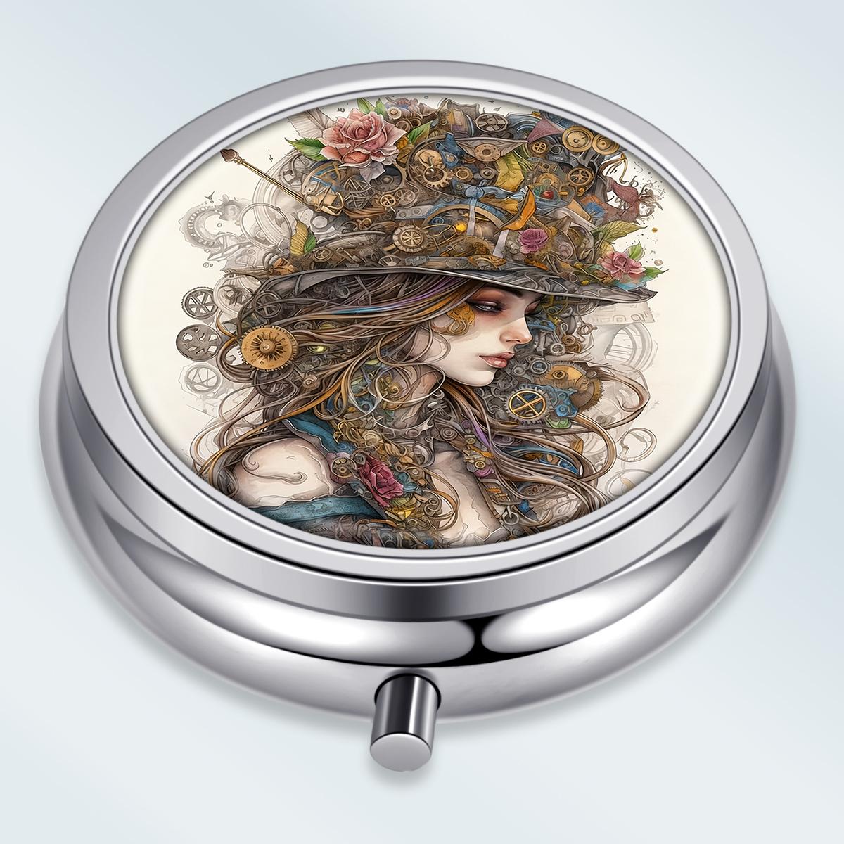 Portable Pill Box with 3 Compartments, Mini Metal Medicine Organizer Case, Cute Printed Pill Container for Vitamins, Pills, Jewelry, Travel, Daily Use разноцветный
Portable Pill Box with 3 Compartments, Mini Metal Medicine Organizer Case, Cute Printed Pill Container for Vitamins, Pills, Jewelry, Travel, Daily Use разноцветный