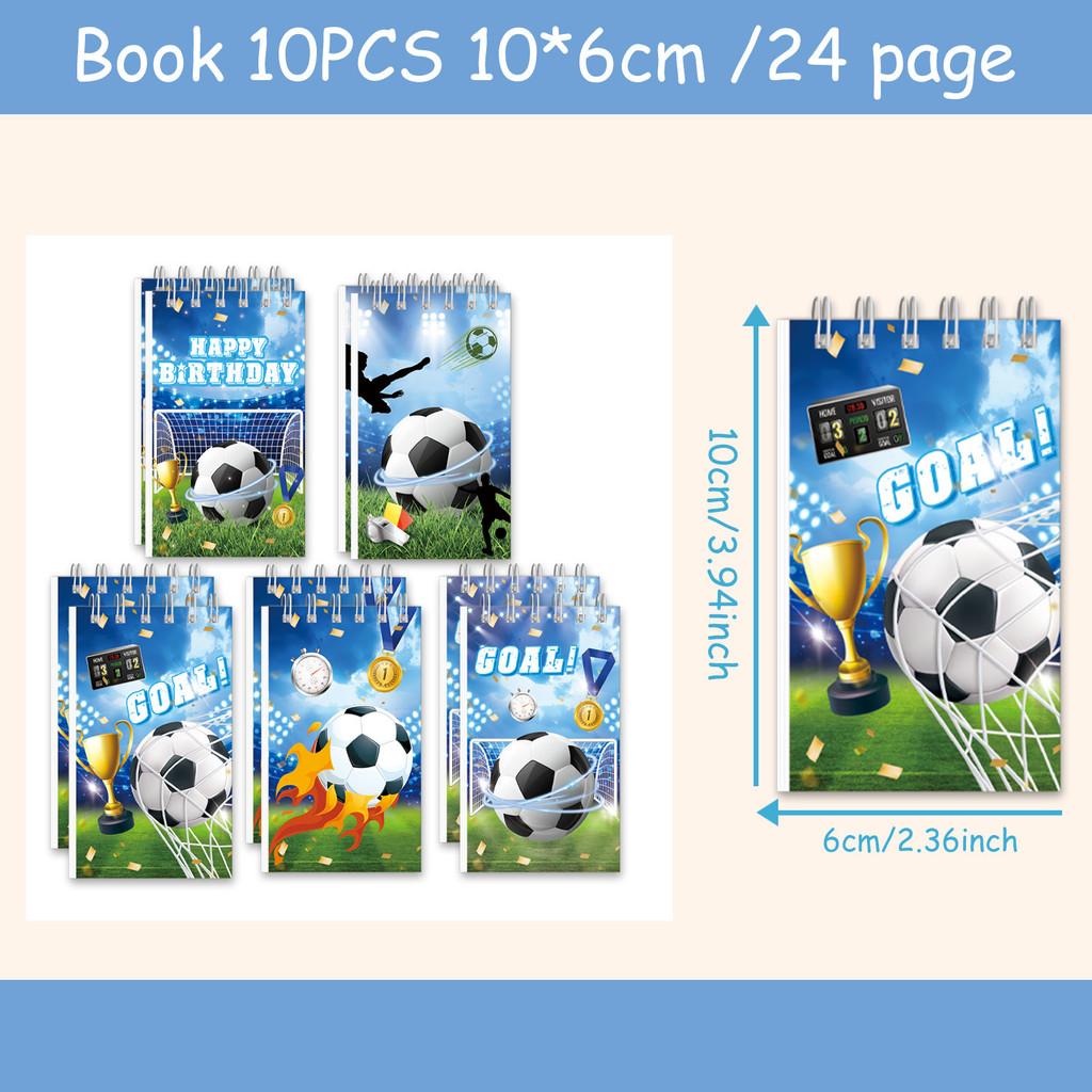 Football Theme Kids Notebooks Pack With Paper Construction For School Use And Event Decorations
Football Theme Kids Notebooks Pack With Paper Construction For School Use And Event Decorations