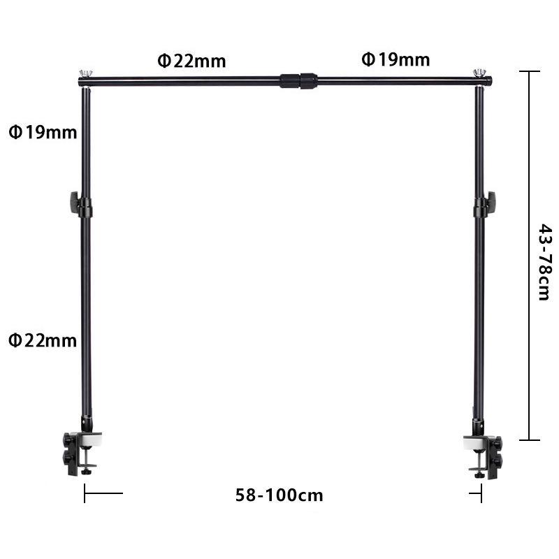 Desktop Overhead Photography Lighting Stand with Fill Light
Desktop Overhead Photography Lighting Stand with Fill Light