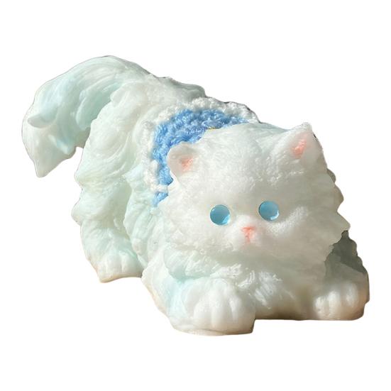 Realistic Cat Squeeze Toy Soft TPR Fidget for Stress Relief Cute Kitten-Shaped Decompression Gadget for Kids Adults синій
Realistic Cat Squeeze Toy Soft TPR Fidget for Stress Relief Cute Kitten-Shaped Decompression Gadget for Kids Adults синій