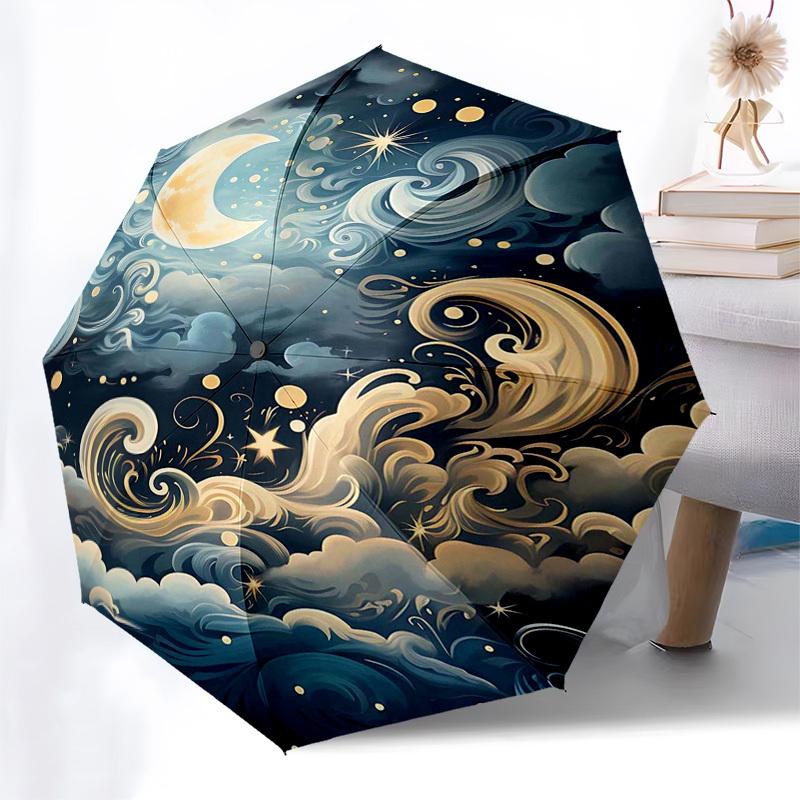 1pc Starry Night Sky Auto-Folding Umbrella: Portable 3-Fold Design with Iron Frame, Perfect for Outdoor Use, Festive Gifts, Travelers & Daily Use.H099
1pc Starry Night Sky Auto-Folding Umbrella: Portable 3-Fold Design with Iron Frame, Perfect for Outdoor Use, Festive Gifts, Travelers & Daily Use.H099