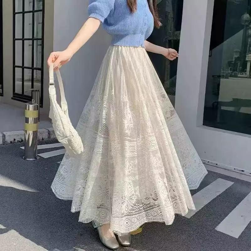 Women s Double-Sided Lace A-Line Pleated Long Flare Skirt for Autumn One Size абрикосовый
Women s Double-Sided Lace A-Line Pleated Long Flare Skirt for Autumn One Size абрикосовый