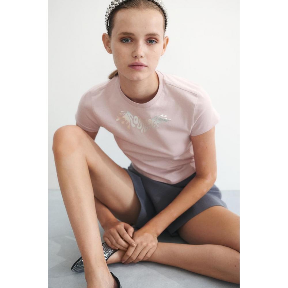 Футболка с принтом HM розовая Courage
Футболка с принтом HM розовая Courage