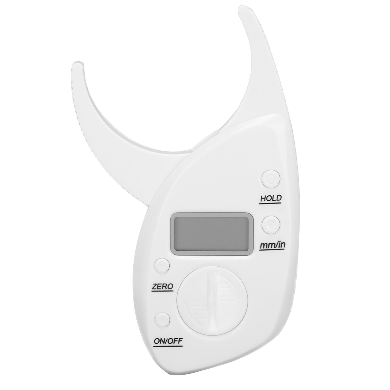 Fat Caliper Tester Body Fat Electronic Caliper and Measuring Tape for Accurately Measuring BMI Skin білий
Fat Caliper Tester Body Fat Electronic Caliper and Measuring Tape for Accurately Measuring BMI Skin білий