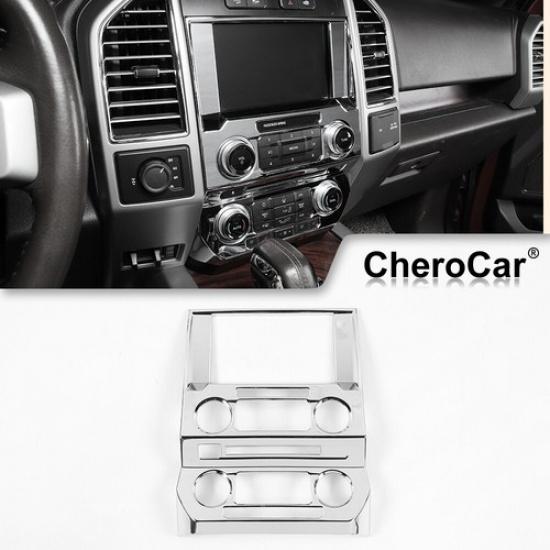 Chrome Center Console GPS Navigation Panel Trim Decor Cover For Ford F150 15-20
Chrome Center Console GPS Navigation Panel Trim Decor Cover For Ford F150 15-20