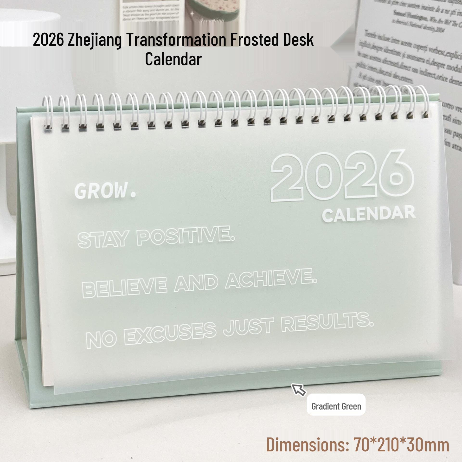 2026 Frosted Gradient Calendar: Self-Discipline Check-in & Desktop Ornament 2026
2026 Frosted Gradient Calendar: Self-Discipline Check-in & Desktop Ornament 2026