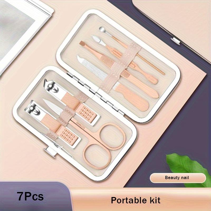 7-23Pcs Set Rose Gold Stainless Nail Art Tools Kits Nail Clipper Cutter Trimmer EarPick Grooming Kit
7-23Pcs Set Rose Gold Stainless Nail Art Tools Kits Nail Clipper Cutter Trimmer EarPick Grooming Kit