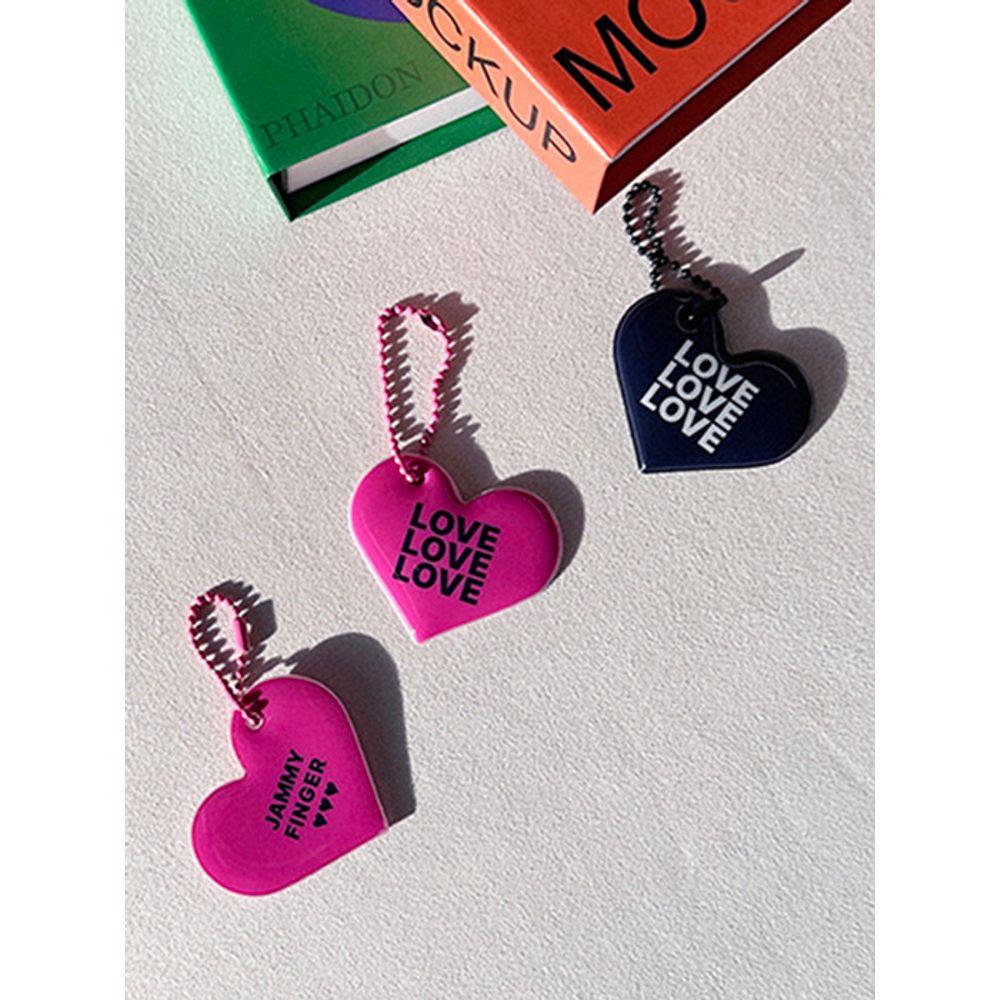 jammyfinger LOVE HEART KEYRING_ 2 COLOR hot pink
jammyfinger LOVE HEART KEYRING_ 2 COLOR hot pink