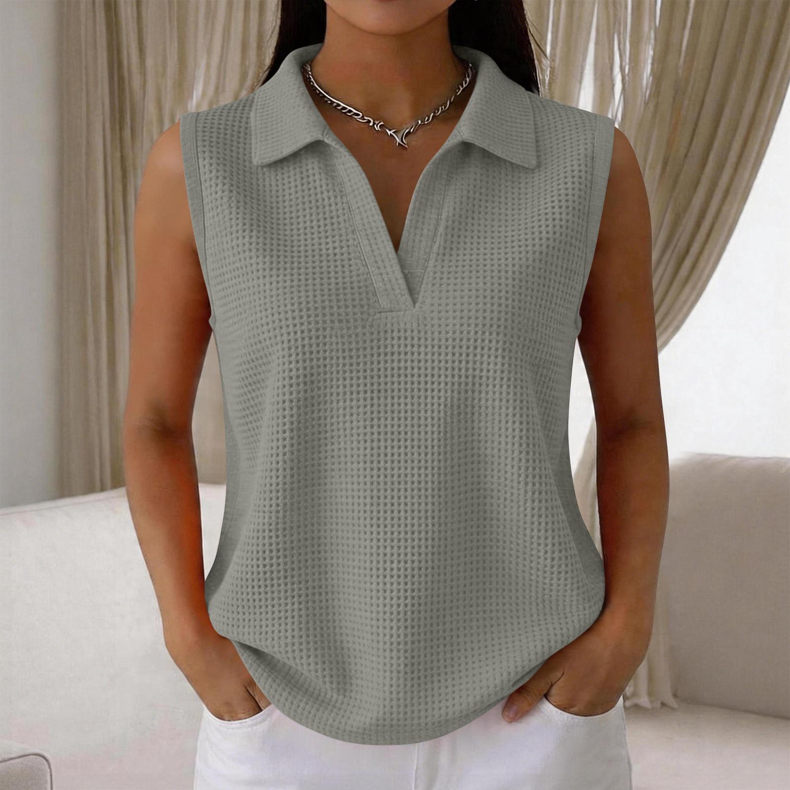 Womens Tops Sleeveless V Neck Shirts for Women Business Casual Outfits for Women Summer Tops for Women Going Out Tops for Women XXXL
Womens Tops Sleeveless V Neck Shirts for Women Business Casual Outfits for Women Summer Tops for Women Going Out Tops for Women XXXL