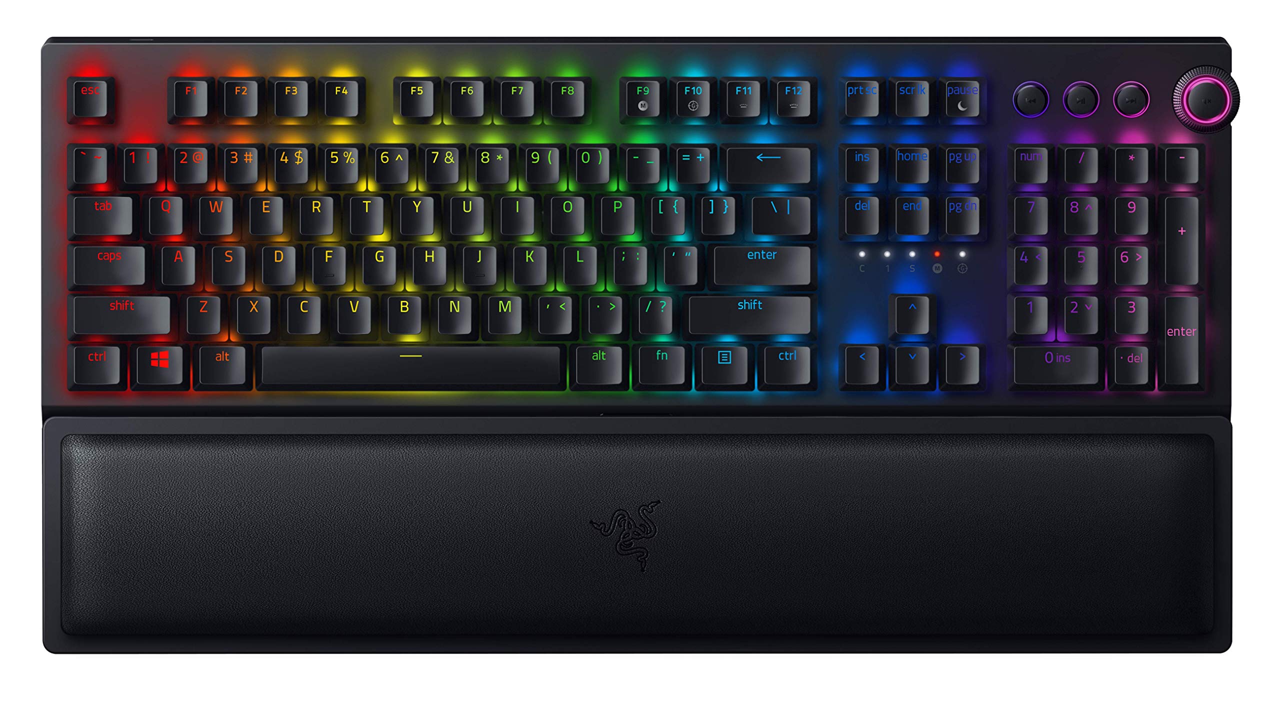Бездротова ігрова клавіатура Razer Blackwidow V3 Pro Green Switch, механічна, Green Axis Chroma RGB, англійська розкладка, гарантія авторизованого дистриб ютора чорний
Бездротова ігрова клавіатура Razer Blackwidow V3 Pro Green Switch, механічна, Green Axis Chroma RGB, англійська розкладка, гарантія авторизованого дистриб ютора чорний