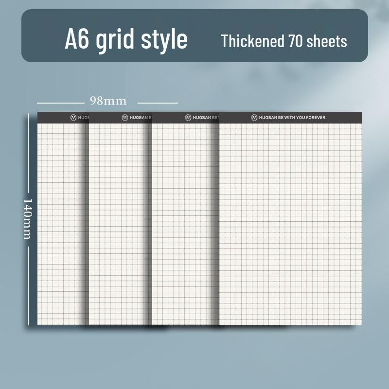 B5 Flip-up Grid & Lined Notebook with A5 Sticky Notes - Large Size Diary, Simple Blank Draft Book
B5 Flip-up Grid & Lined Notebook with A5 Sticky Notes - Large Size Diary, Simple Blank Draft Book