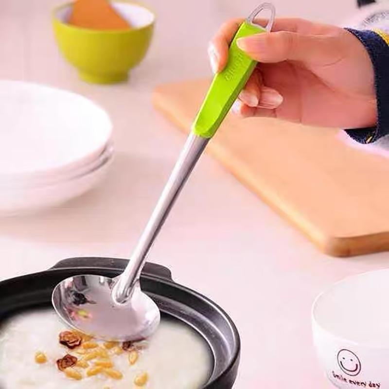 Stainless Steel Ladles For Serving Soup Rice Serving Spoon Drain Hole Heat Insulated Handle Kitchen Utensils For Daily Use
Stainless Steel Ladles For Serving Soup Rice Serving Spoon Drain Hole Heat Insulated Handle Kitchen Utensils For Daily Use