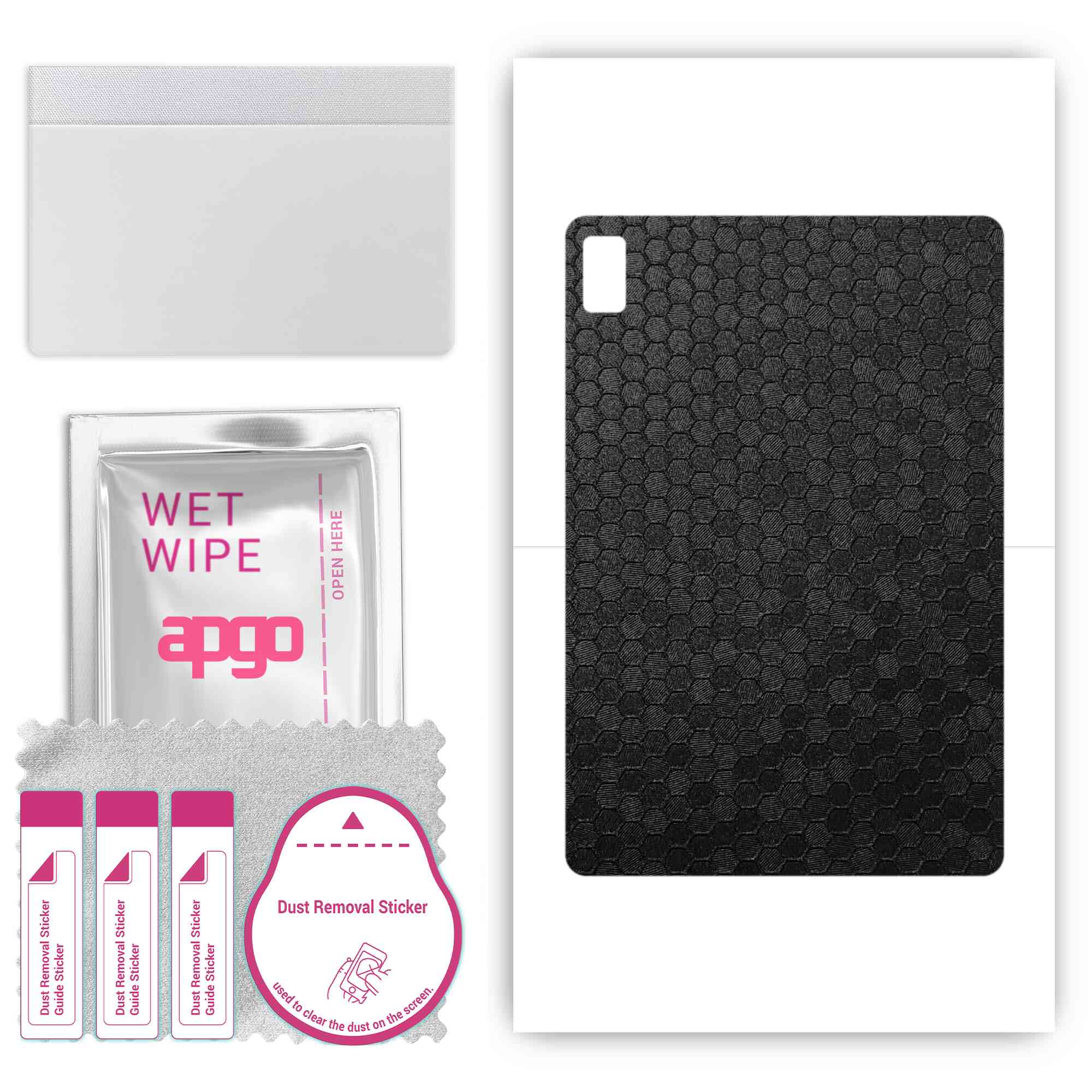 apgo skin sticker film foil vinyl for the BACK compatible with Blackview Tab 12, scratch-resistant, easy to install - Black Honeycomb
apgo skin sticker film foil vinyl for the BACK compatible with Blackview Tab 12, scratch-resistant, easy to install - Black Honeycomb