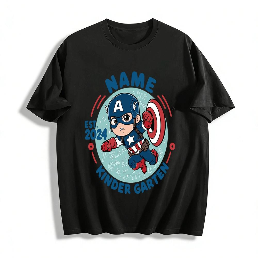 Custom Name Captain America 2024 Kinder Garten Kids Top Pure cotton T-shirt XXS
Custom Name Captain America 2024 Kinder Garten Kids Top Pure cotton T-shirt XXS