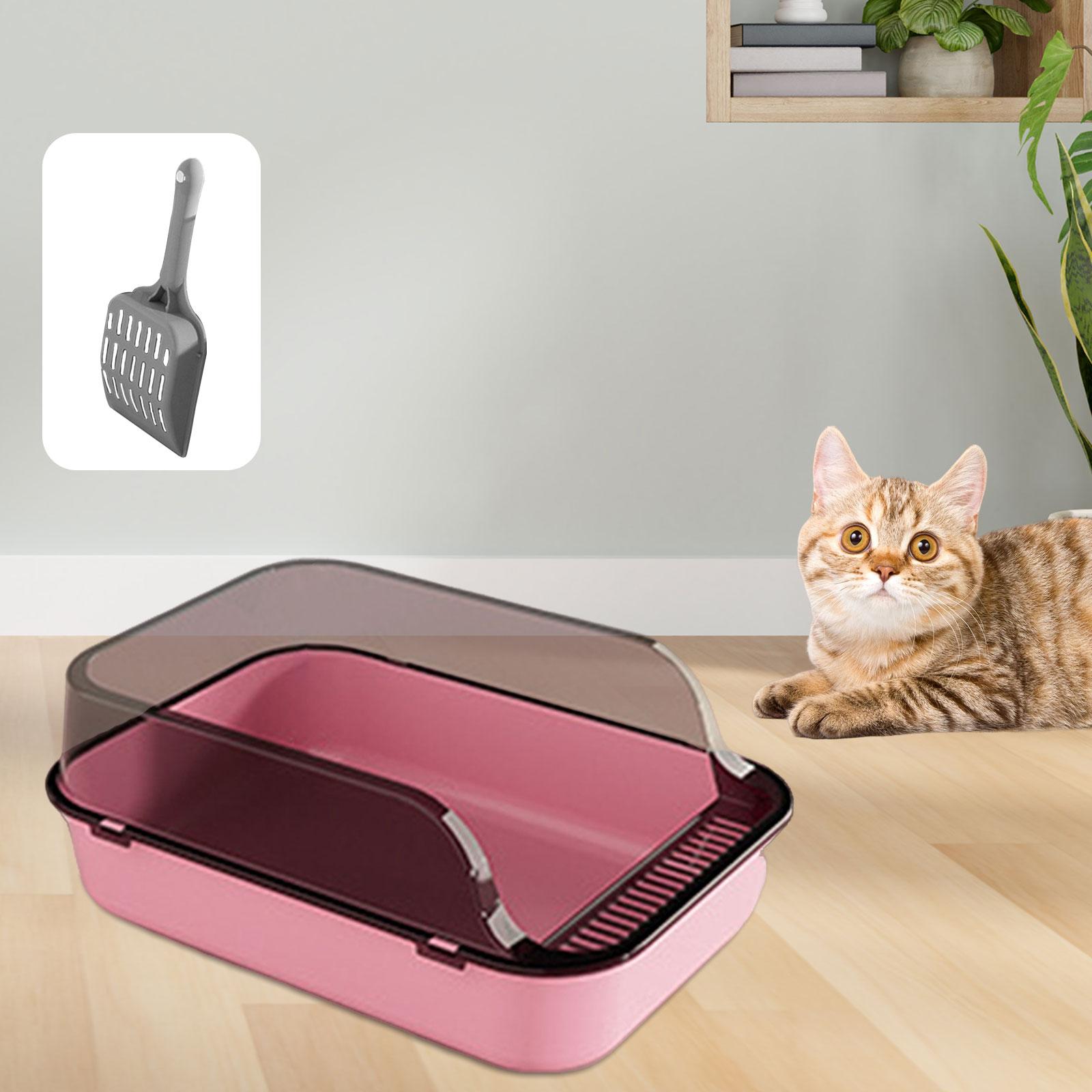 Cat Litter Box Kitten Toilet High Sided Travel Kitten Litter Pan Detachable Anti рожевий
Cat Litter Box Kitten Toilet High Sided Travel Kitten Litter Pan Detachable Anti рожевий