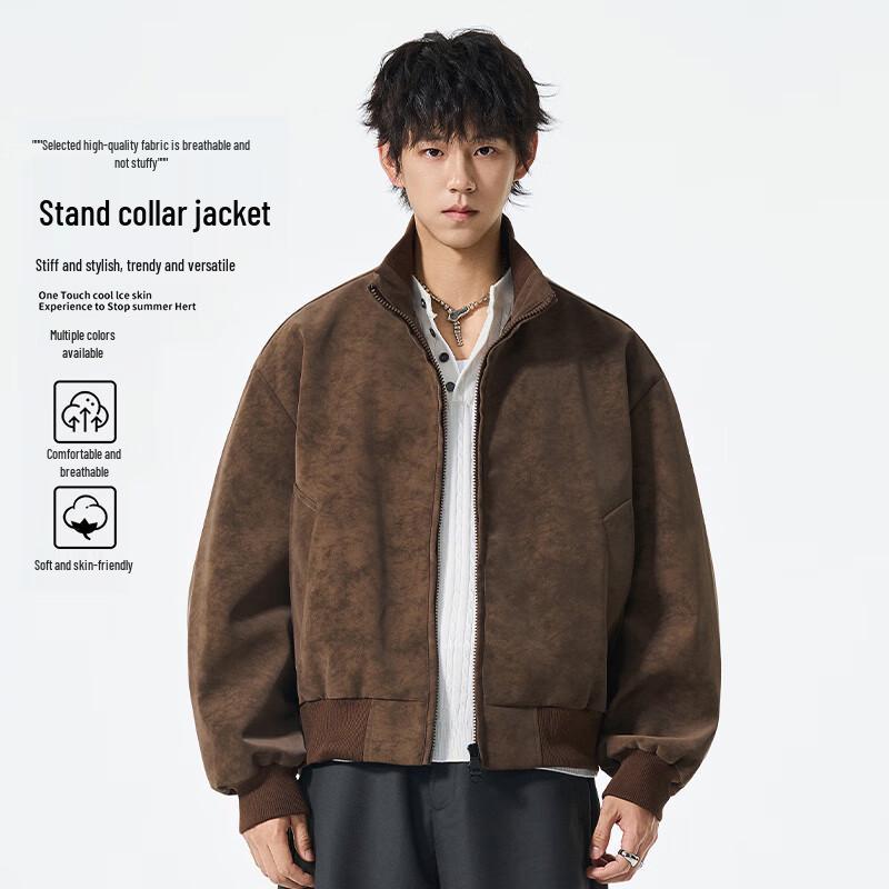 VUUG Men s Solid Color Lapel Jacket S
VUUG Men s Solid Color Lapel Jacket S