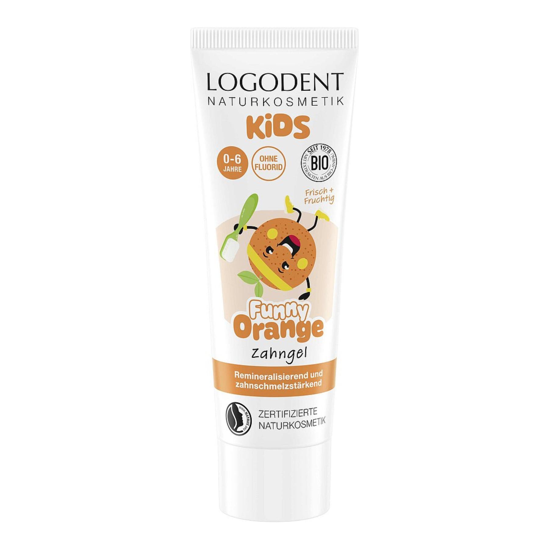 БИО-Гель зубной для детей Kids Funny Orange без фтора Logodent 75 мл
БИО-Гель зубной для детей Kids Funny Orange без фтора Logodent 75 мл