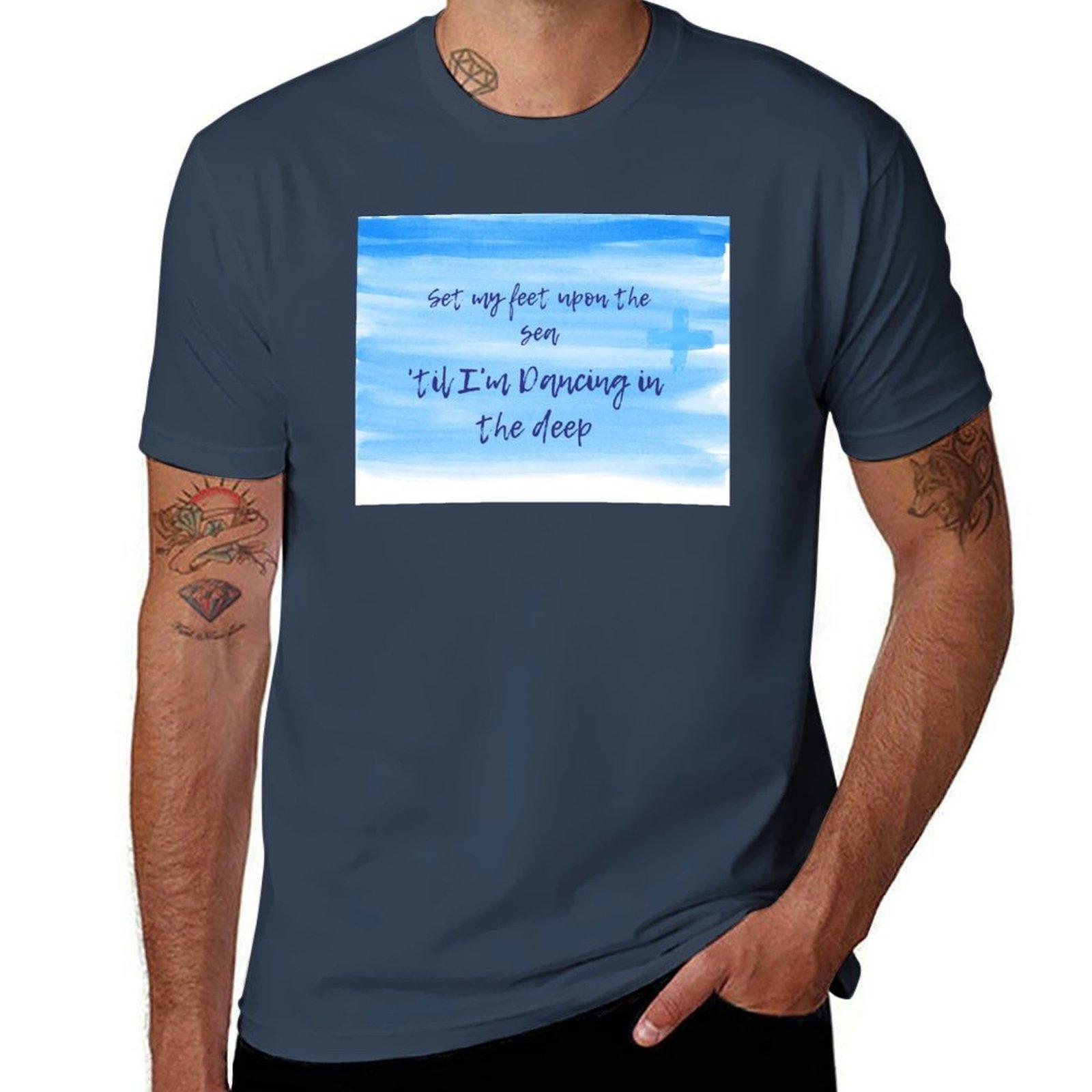 Set My Feet Upon the Sea Til Im Dancing In the Deep TShirt Comfortable Basic Crew Neck Tee S
Set My Feet Upon the Sea Til Im Dancing In the Deep TShirt Comfortable Basic Crew Neck Tee S