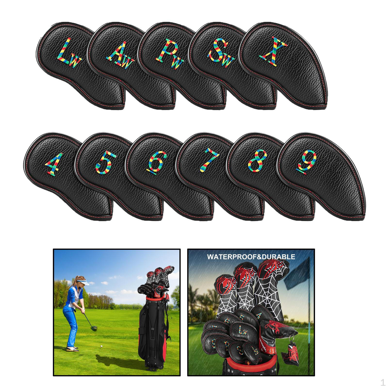 Embroideried Golf Irons covers for head 11PCS Club PU Leather Training Equipment
Embroideried Golf Irons covers for head 11PCS Club PU Leather Training Equipment