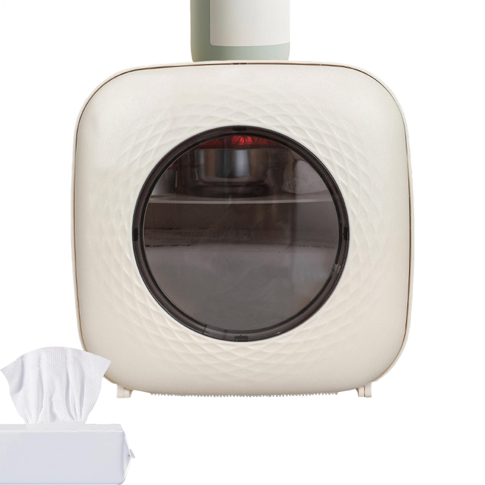 Toilet Roll Holder Wall Mounted Toilet Paper Roll Dispenser For Bathroom No Drilling Dustproof Organizer Box For Household Hotel China Mainland
Toilet Roll Holder Wall Mounted Toilet Paper Roll Dispenser For Bathroom No Drilling Dustproof Organizer Box For Household Hotel China Mainland