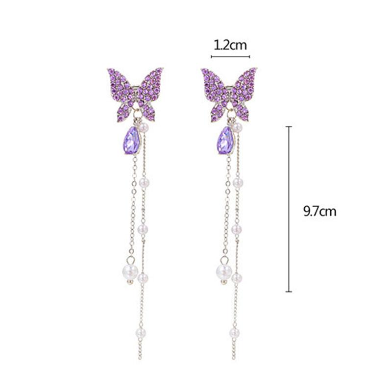 Серьги-бабочки из серебра 925 пробы, милые женские темпераментные серьги-ветер, модные кисточки, тонкие серьги-жемчужины для женщин. фиолетовый
Серьги-бабочки из серебра 925 пробы, милые женские темпераментные серьги-ветер, модные кисточки, тонкие серьги-жемчужины для женщин. фиолетовый