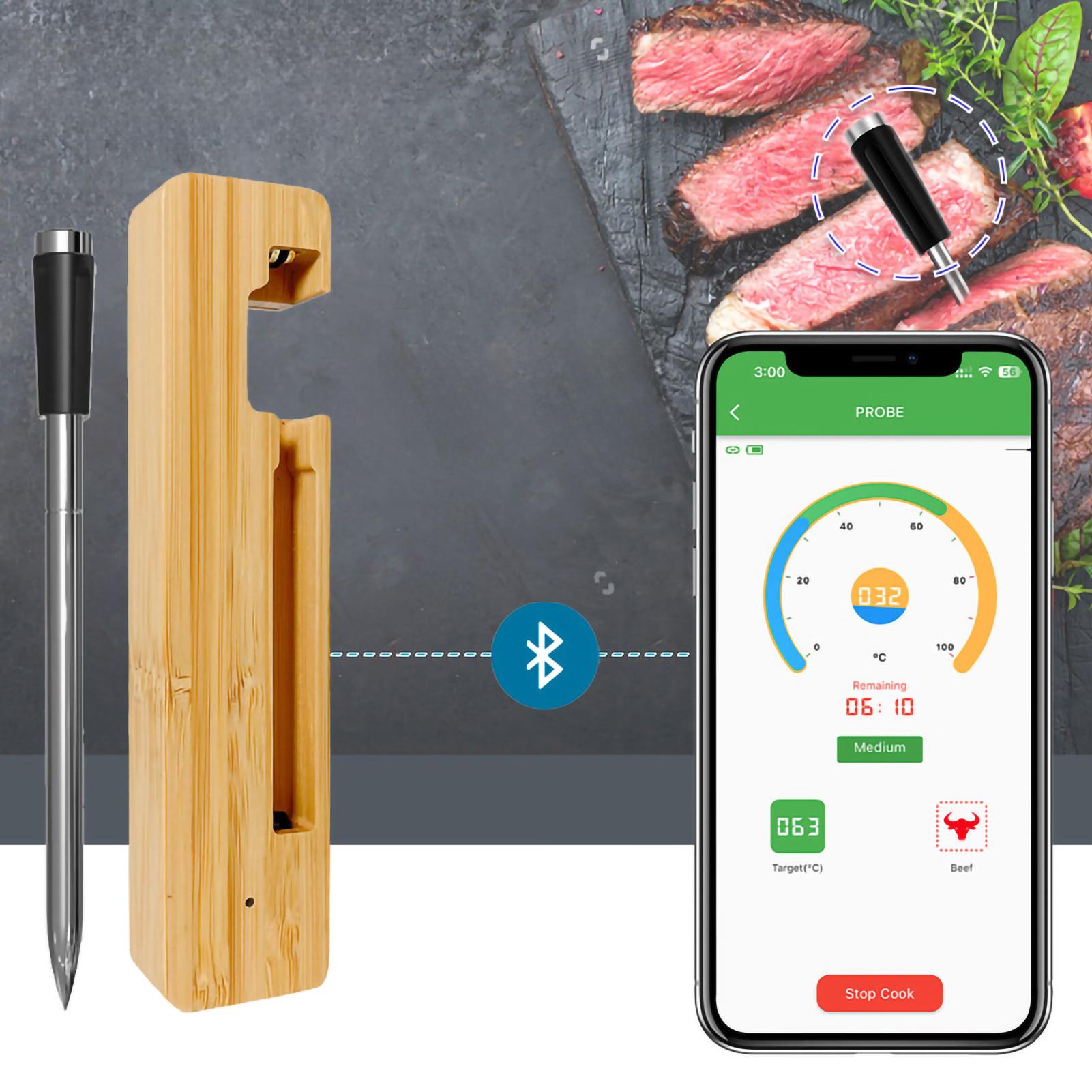Household Kitchen Wireless Barbecue Meat Thermometers with Timing Function Waterproof Barbeque Thermometers for Oven BBQ Cooking
Household Kitchen Wireless Barbecue Meat Thermometers with Timing Function Waterproof Barbeque Thermometers for Oven BBQ Cooking