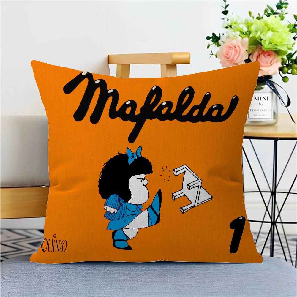 Funny Mafalda Pattern Pillowcase Toon Gift Cushion Cover Bedroom Home Sofa Chair Seat Decor Pillow Case 12x12Inch
Funny Mafalda Pattern Pillowcase Toon Gift Cushion Cover Bedroom Home Sofa Chair Seat Decor Pillow Case 12x12Inch