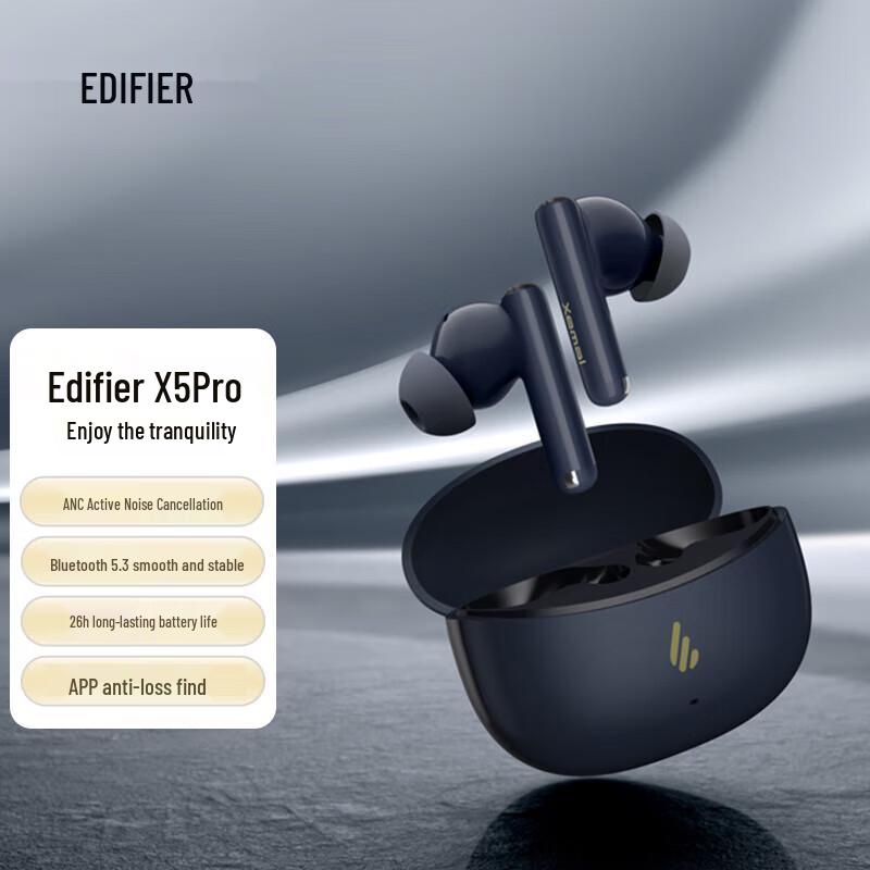 Edifier X5 Pro True Wireless ANC Bluetooth Earbuds
Edifier X5 Pro True Wireless ANC Bluetooth Earbuds