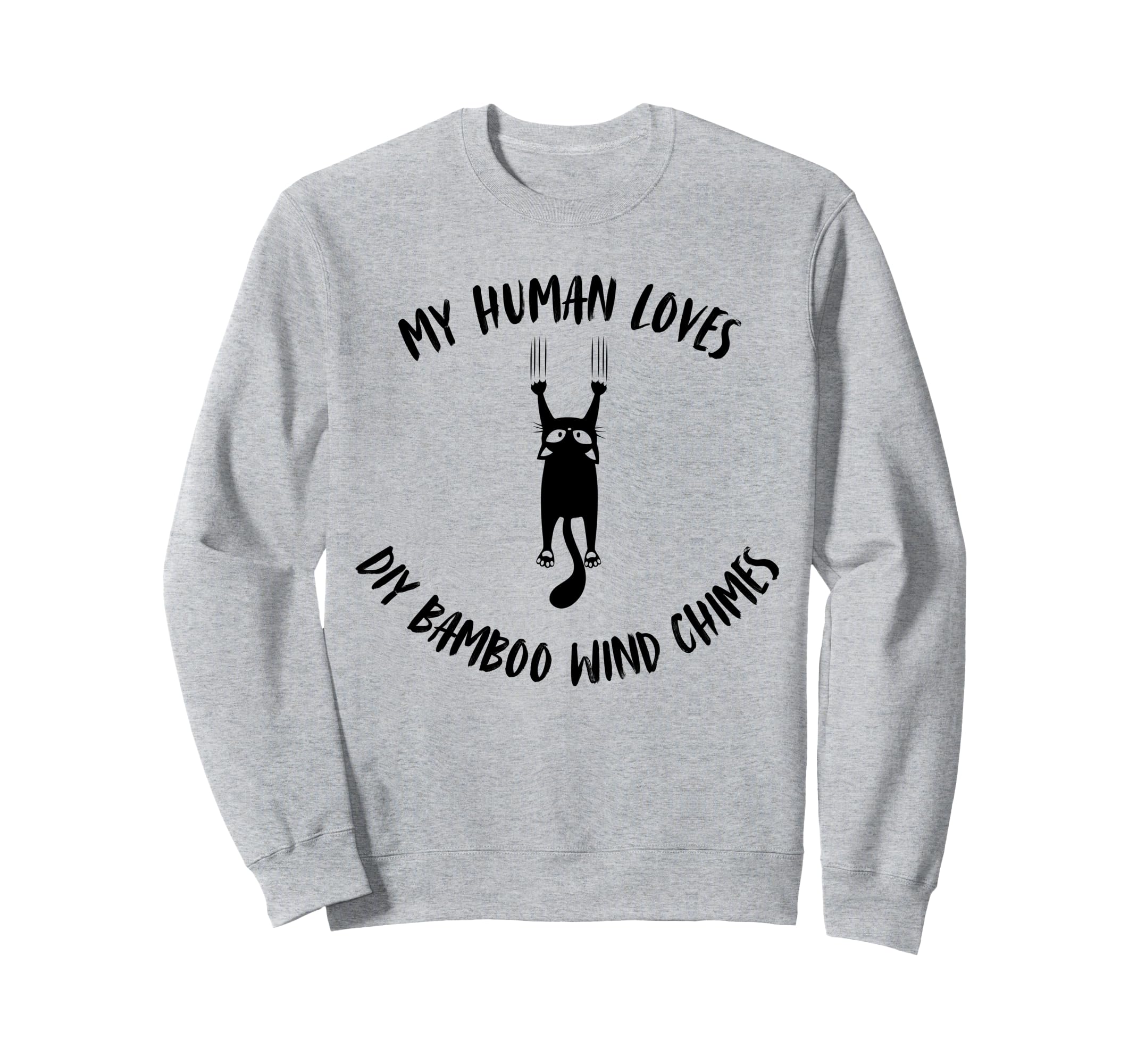 My Human Loves DIY Bamboo Wind Chime Cat Parent Hobby Trainer - сірий колір
My Human Loves DIY Bamboo Wind Chime Cat Parent Hobby Trainer - сірий колір