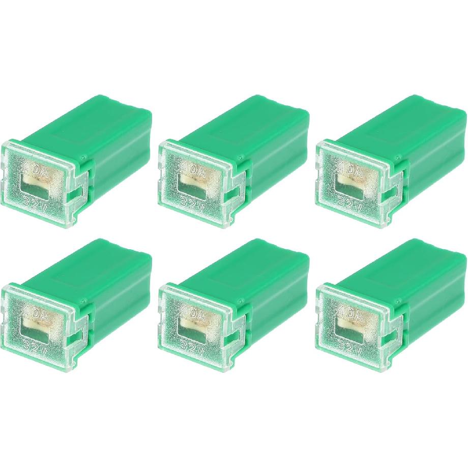 6 Pcs Standard Box Shaped Fuse 50 Amps, Universal for Pickup Trucks Cars SUV Durable Plastic Metal Red 40A
6 Pcs Standard Box Shaped Fuse 50 Amps, Universal for Pickup Trucks Cars SUV Durable Plastic Metal Red 40A
