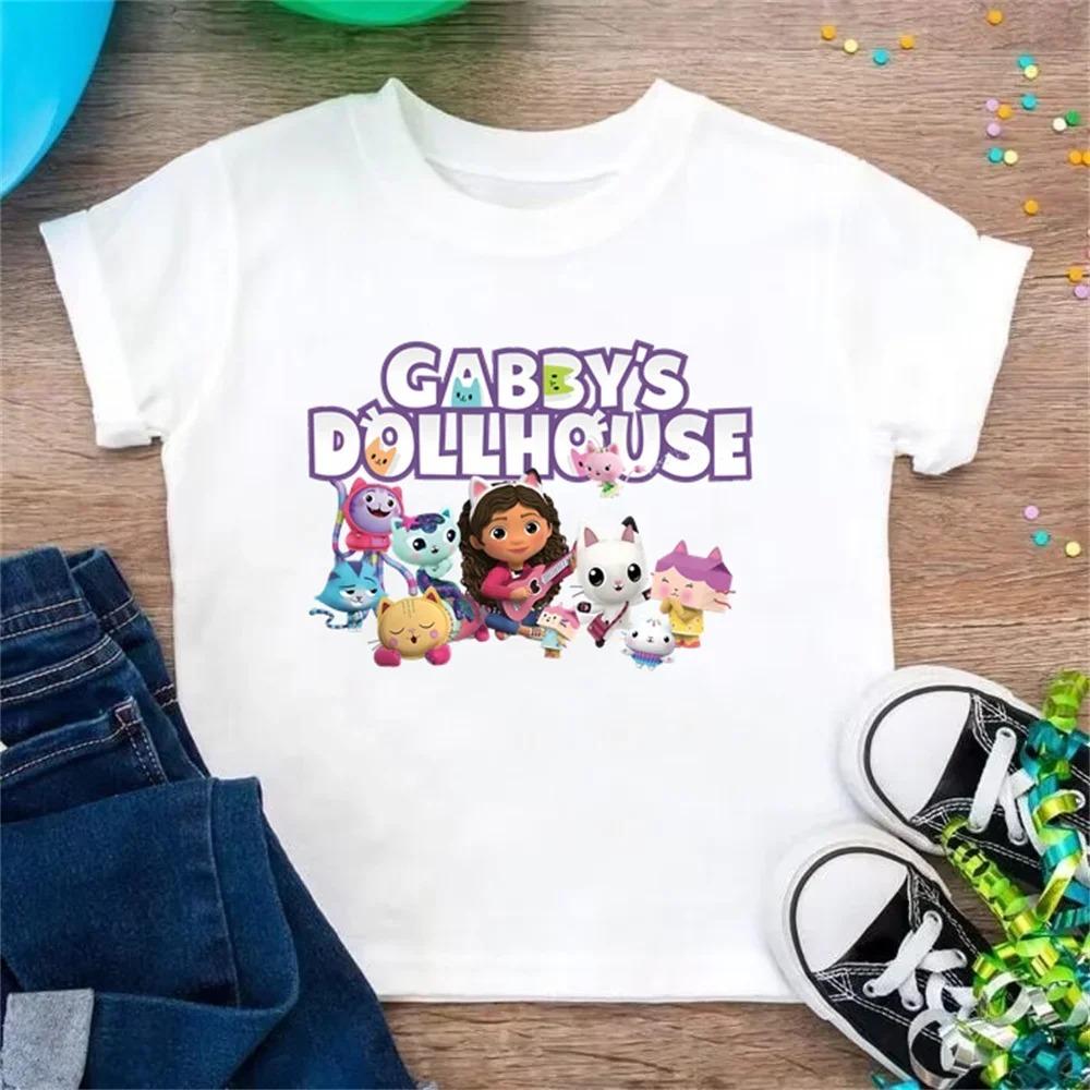 Cute Gabbys Doll House Cartoon Kids T-Shirts 2026 Summer Short Sleeve Children Tops for Girls And Baby Boys Funny Clothing 110
Cute Gabbys Doll House Cartoon Kids T-Shirts 2026 Summer Short Sleeve Children Tops for Girls And Baby Boys Funny Clothing 110